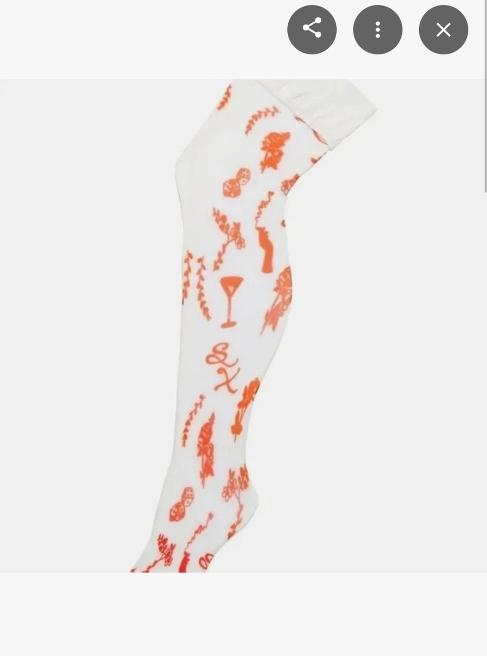 Savage X Fenty Lined & Laced Stay-up Thigh-High Stockings Roasted Red M/L NEW